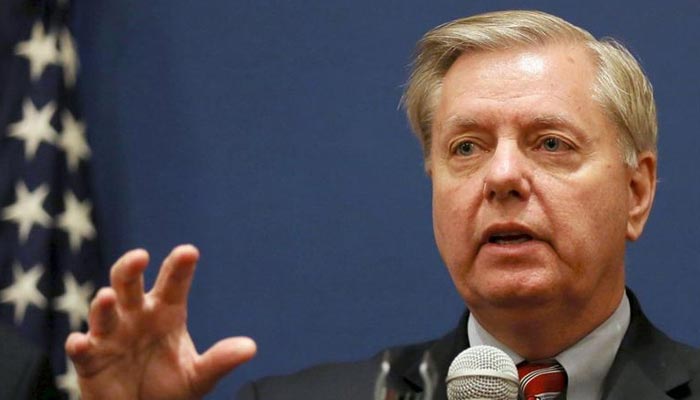 US Senator Lindsey Graham speaks during a news conference in Cairo, Egypt April 3, 2016. — Reuters/File