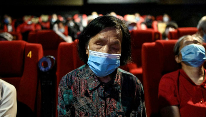 Dozens of blind moviegoers come to the Saturday screenings organised by Xin Mu Theater