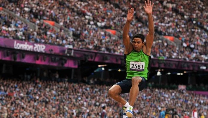 Haider Ali secured the Tokyo Paralympics Games ticket in his discus and long jump events at the Dubai 2019 championships. - AFP