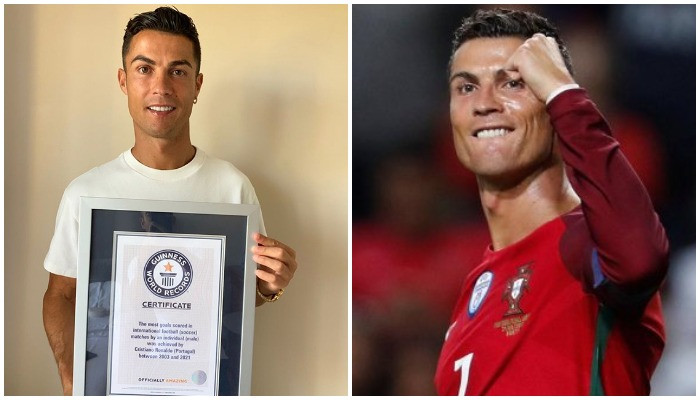 Cristiano Ronaldo Thanks Guinness World Records For Recognising Him As ...