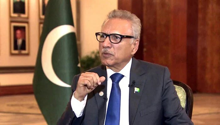 President Arif Alvi. Photo: {ress Information Department.