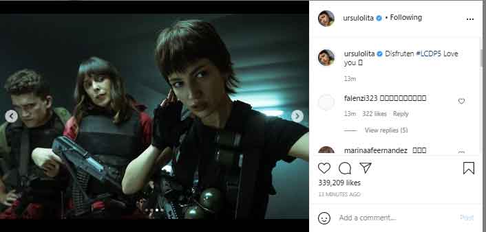 Money Heist season 5: Úrsula Corberó aka Tokyo shares pictures from the sets of Netflix series