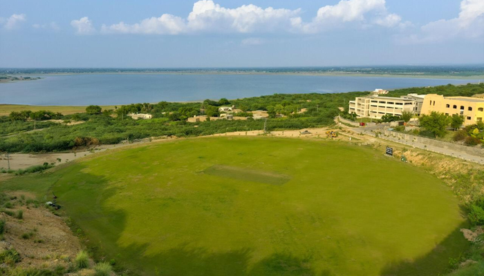 The cricket ground at Namal University. — Instagram/@imrankhan.pti