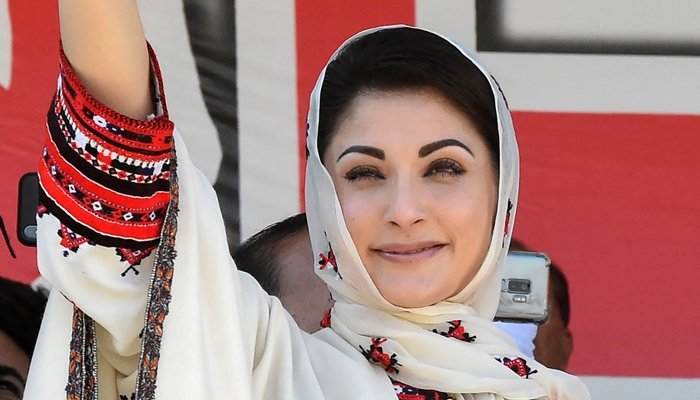 Pakistan Muslim League-N (PML-N) Vice President Maryam Nawaz during PDM rally. Photo: AFP