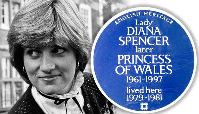 English Heritage dedicates Blue plaque to Princess Diana