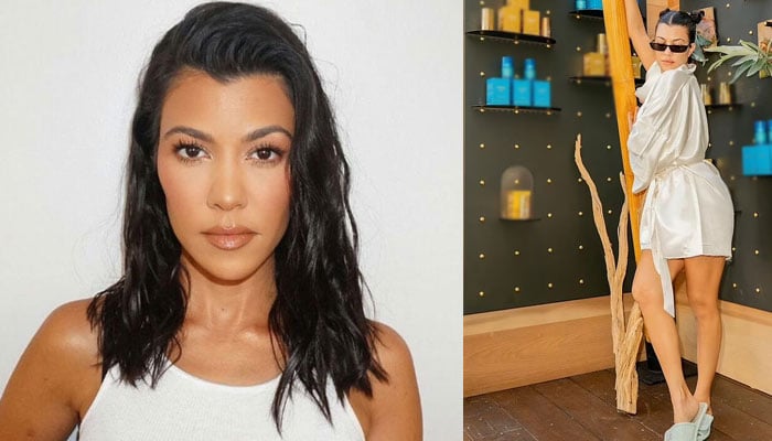 Kourtney Kardashian puts her fit physique on display in sizzling bikini snaps