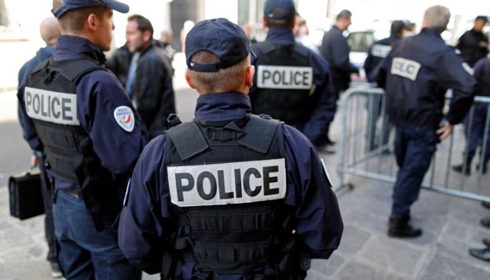 French police gather outside a local police station in Paris, France, October 11, 2016, after a Molotov cocktail attack over the weekend near Paris that injured their colleagues. — Reuters/File