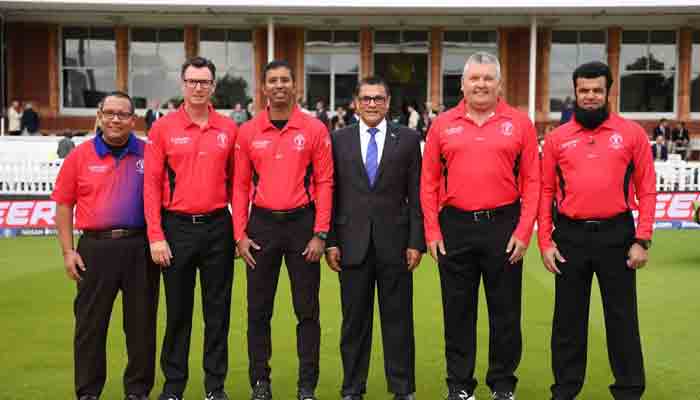 Match officials announced by the International Cricket Council (ICC). Photo courtesy ICC