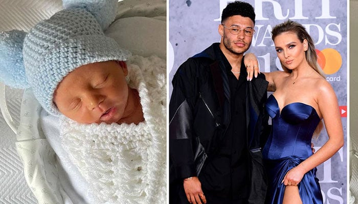 Perrie Edwards gushes over newborn son, beau in new photos