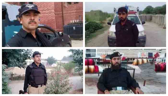 KP policemen who embraced martyrdom in the Lakki Marwat attack.