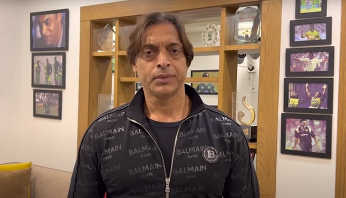 Former Pakistani bowler Shoaib Akhtar. — YouTube screengrab