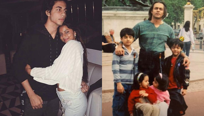 Suhana Khan shares a lovely childhood pic on Aryan Khan&#39;s birthday