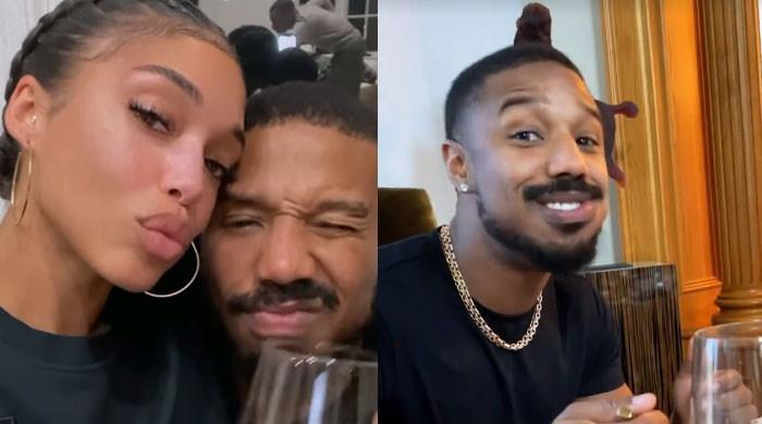 Michael B. Jordan drops by at beau Lori Harvey's family Thanksgiving dinner