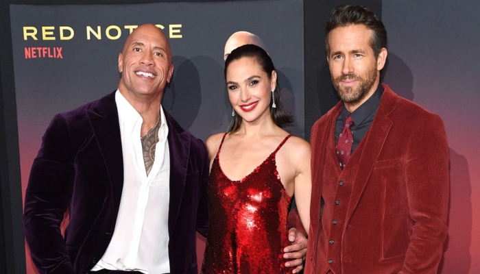 Dwayne Johnson celebrates as ‘Red Notice’ becomes Netflixs most streamed film