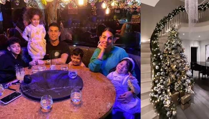 Cristiano Ronaldo and Georgina Rodriguez mocked on social media over their  Christmas tree