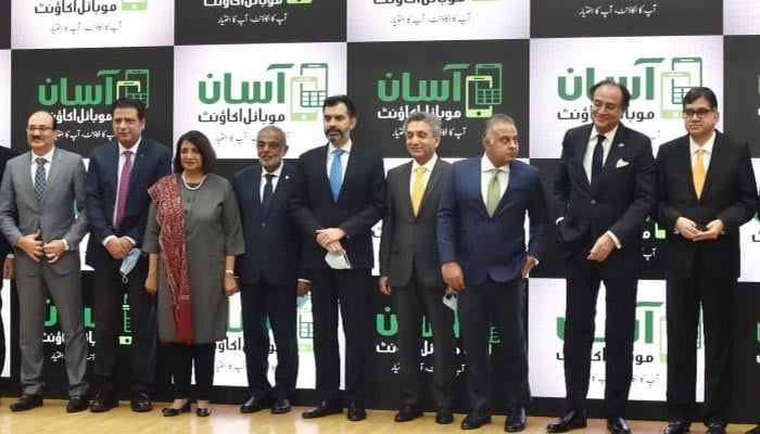 State Bank of Pakistan (SBP) Governor Dr Reza Baqir unveiled Asaan Mobile Account (AMA) in a launching ceremony on December 13, 2021 at SBP, Karachi. — SBP