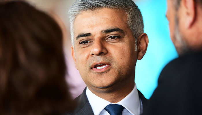 London Mayor Sadiq Khan has cancelled the New Year celebrations in the city. AFP