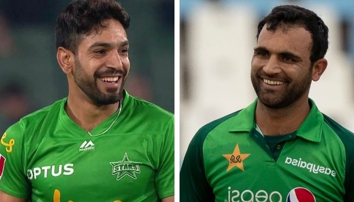 Pakistans fast bowler Haris Rauf  (Left) and left-handed opener Fakhar Zaman(Right). Photo: File