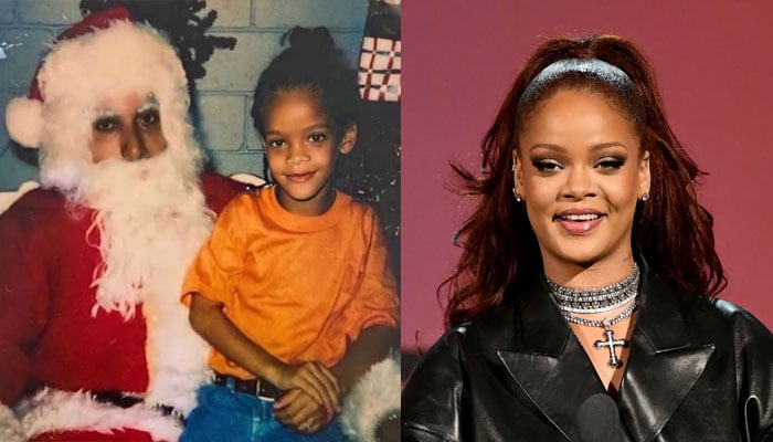 Pic: Rihanna recalls her childhood days on Christmas 2021