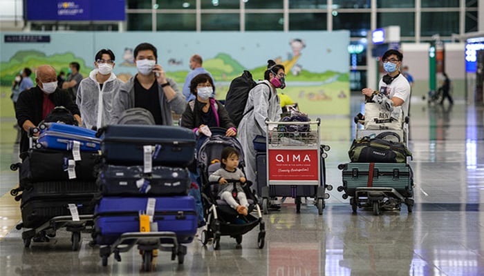 Precautionary measures are being followed at Hong Kong airport. — AFP