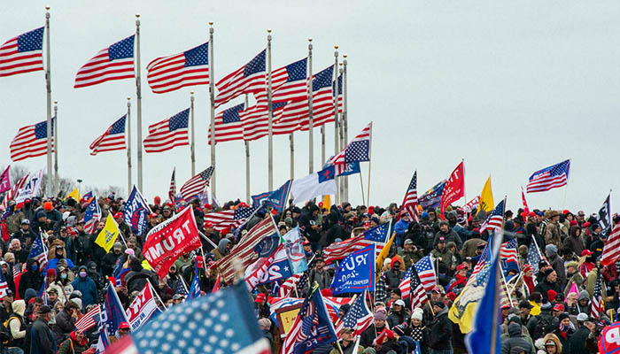 Thousands of Trump supporters gathered in Washington on January 6, 2021 — AFP/ File.