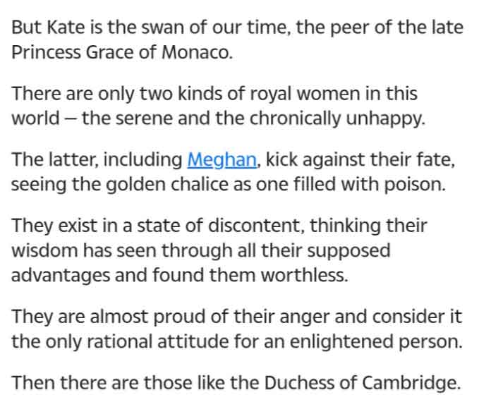 Article about Kate Middleton called sexist and hateful for targeting Meghan Markle