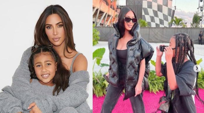 Kim Kardashian Shares Photos with North West from Virgil Abloh's