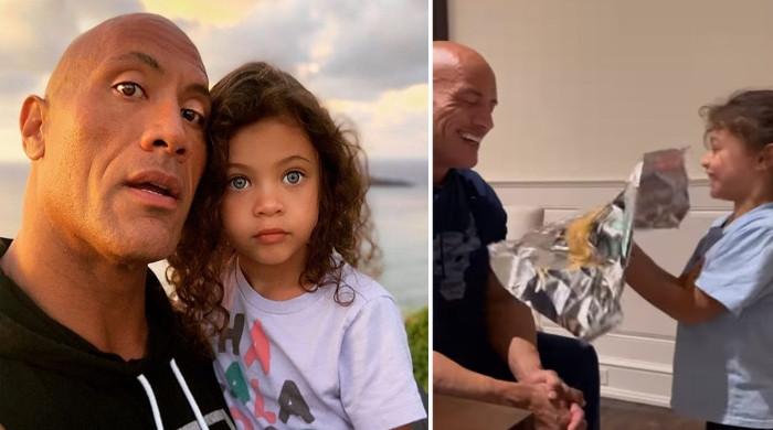 Dwayne Johnson Serves Major Side-Eye as Daughters Prank Him!