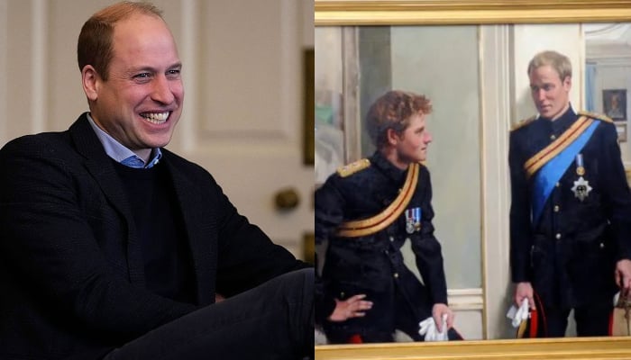 Artist being savaged after painting too much hair on Prince William