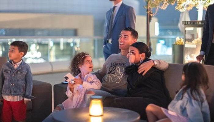 Photos: Cristiano Ronaldo lights up Dubai for pregnant ladylove Georgina Rodriguez