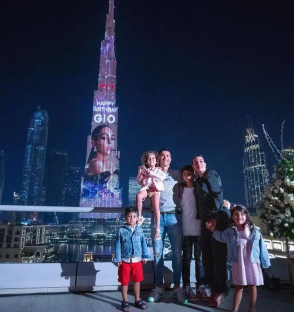 Photos: Cristiano Ronaldo lights up Dubai for pregnant ladylove Georgina Rodriguez