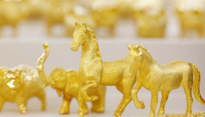 Gold products are pictured on display at Korea Gold Exchange in Seoul, South Korea, August 6, 2020. — Reuters/File