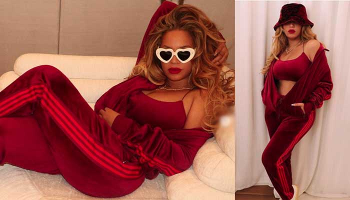 Beyoncé gets all in mood for love as she gives sneak peak at her Valentines Day look