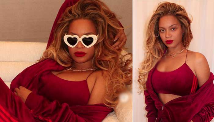 Beyoncé gets all in mood for love as she gives sneak peak at her Valentines Day look