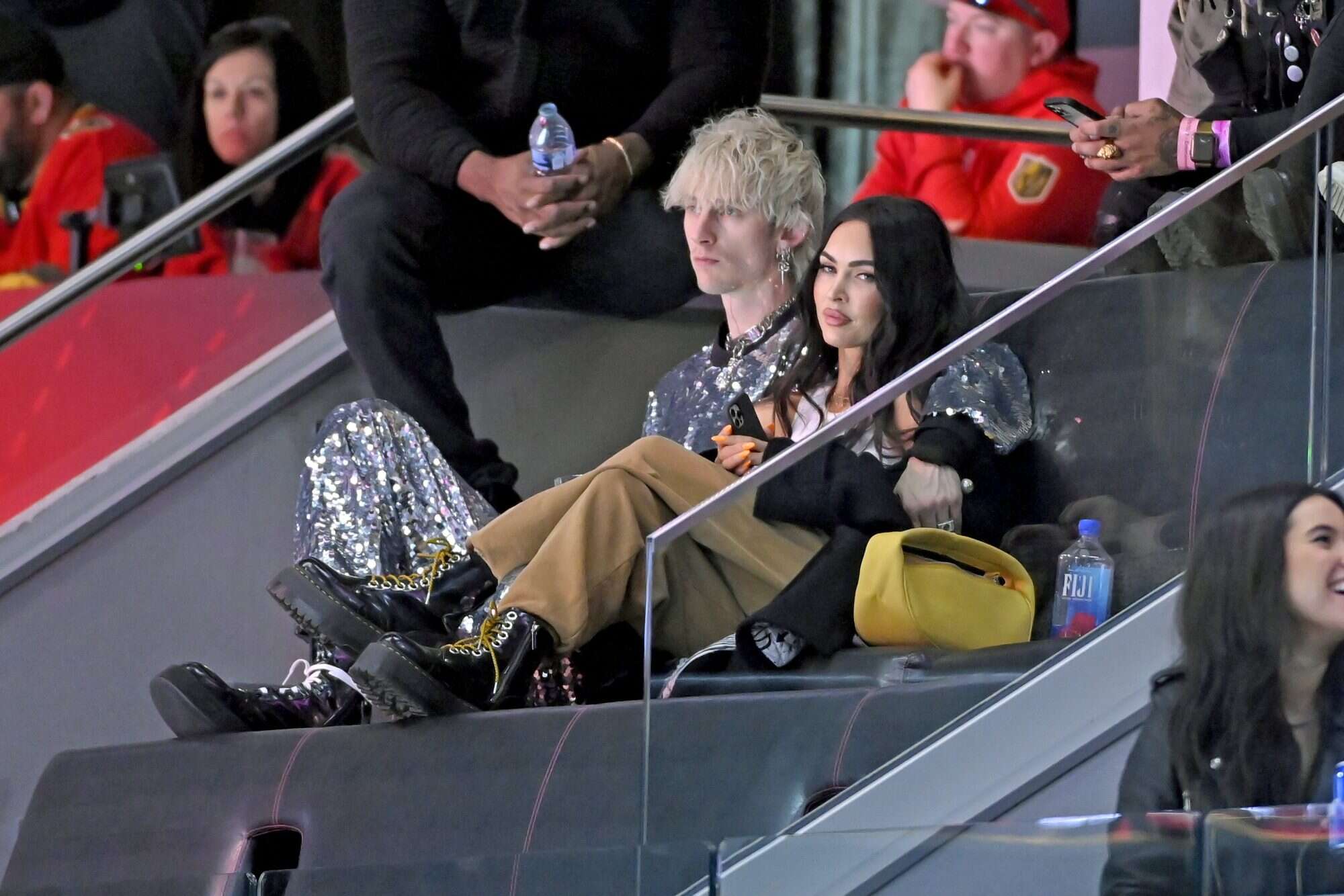 Machine Gun Kelly, Megan Fox pack on PDA at NHL All-Star Game 2022