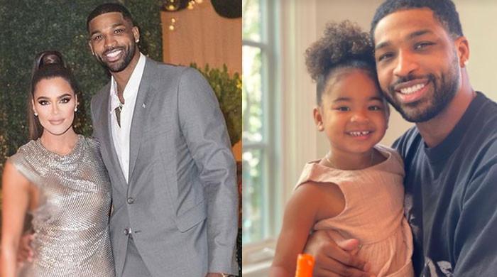 Khloe Kardashian’s ex Tristan Thompson shares first photo with daughter ...