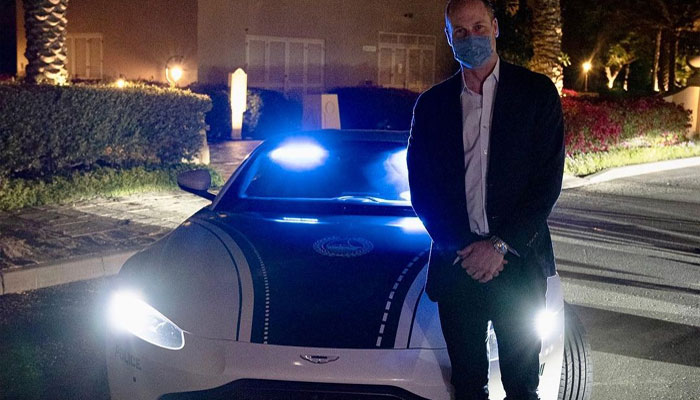 Prince William’s photo with Dubai police car goes viral