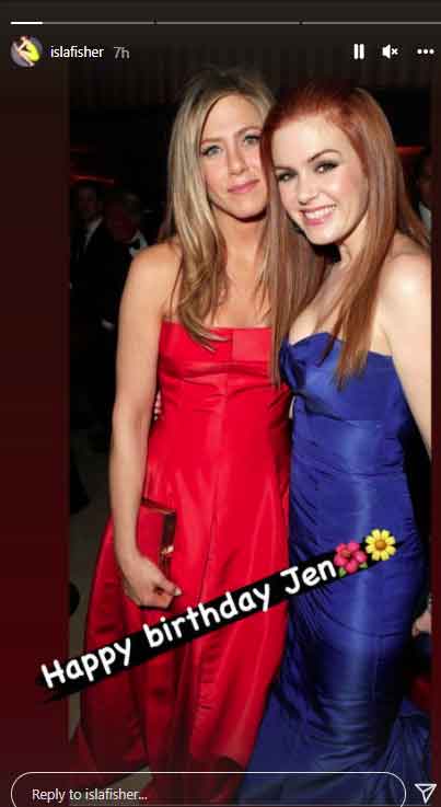 Isla Fisher calls Jennifer Aniston sweetest and kindest landlady