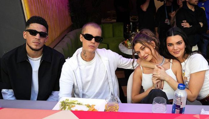 Kendall Jenner, Devin Booker go on double date with Justin and Hailey Bieber