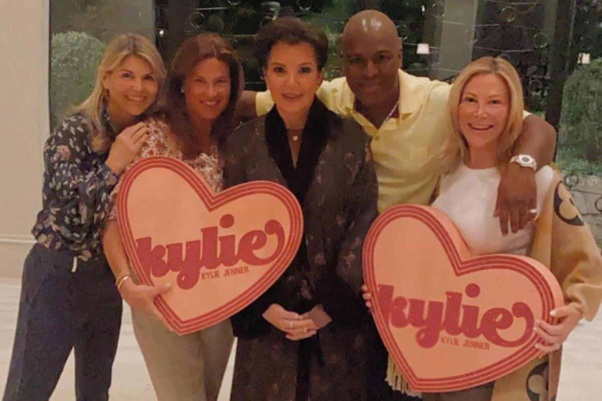 Kris Jenner holds Valentines Day party for friends