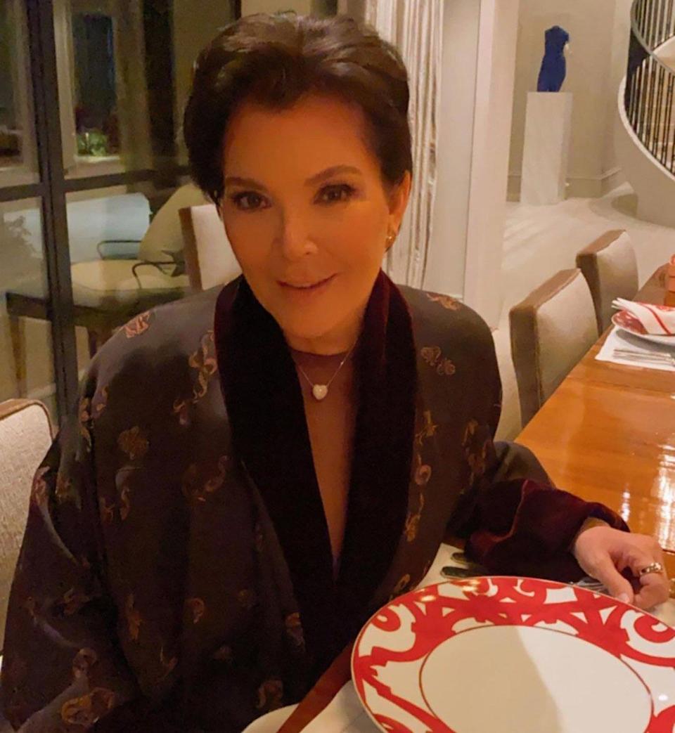 Kris Jenner holds Valentines Day party for friends