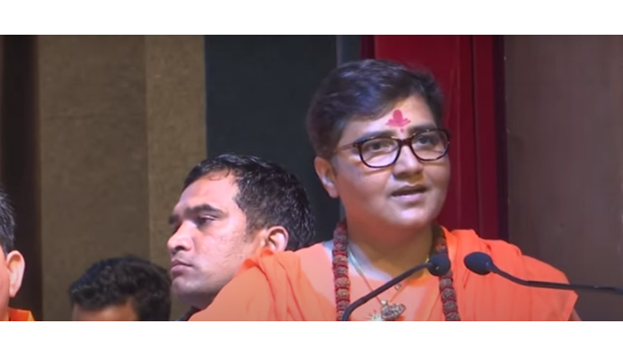 Bharatiya Janata Party (BJP) MP Sadhvi Pragya. — Screengrab/YouTube