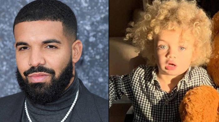 Drake's son Adonis paints the canvas after acing French speaking skills ...