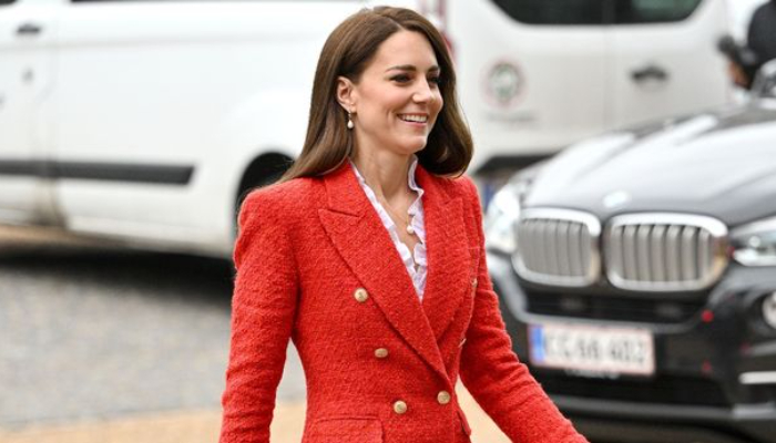 Kate Middleton arrived in Denmark on Tuesday in what marks a rare solo overseas trip for her