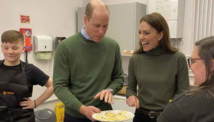 Kate Middleton pokes fun at Prince William during royal engagement