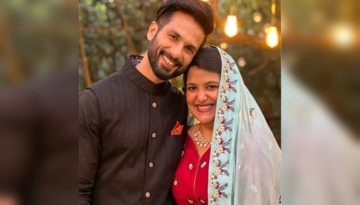 Shahid Kapoor pens heartfelt note for Sanah Kapur, ‘‘little bitto is now a bride’