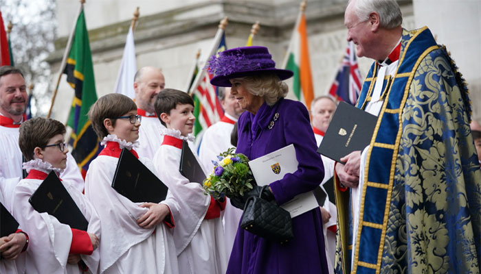 Duchess Camilla breaks royal protocol at Commonwealth Day service