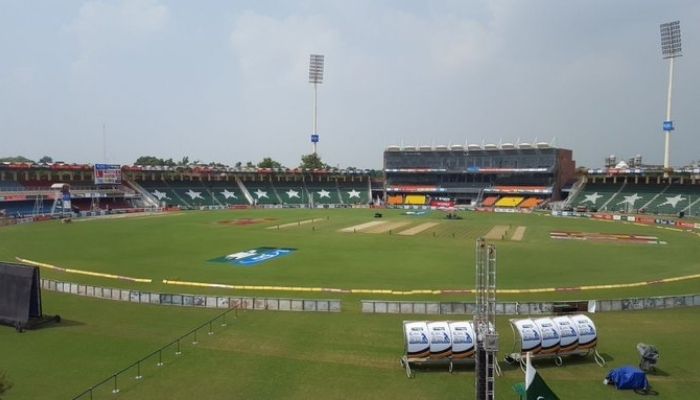 Lahores historic Gaddafi Stadium. — Twitter/@TheRealPCB