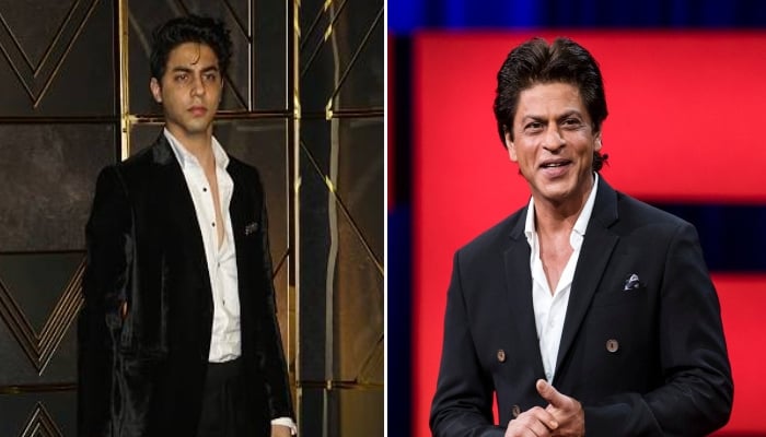 Aryan Khan wears Shah Rukh Khan inspired look at Apoorva Mehta’s bash