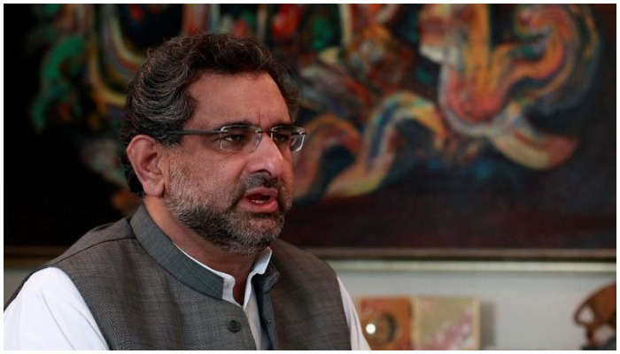 PML-N leader and former prime minister of Pakistan Shahid Khaqan Abbasi. — Reuters/File.